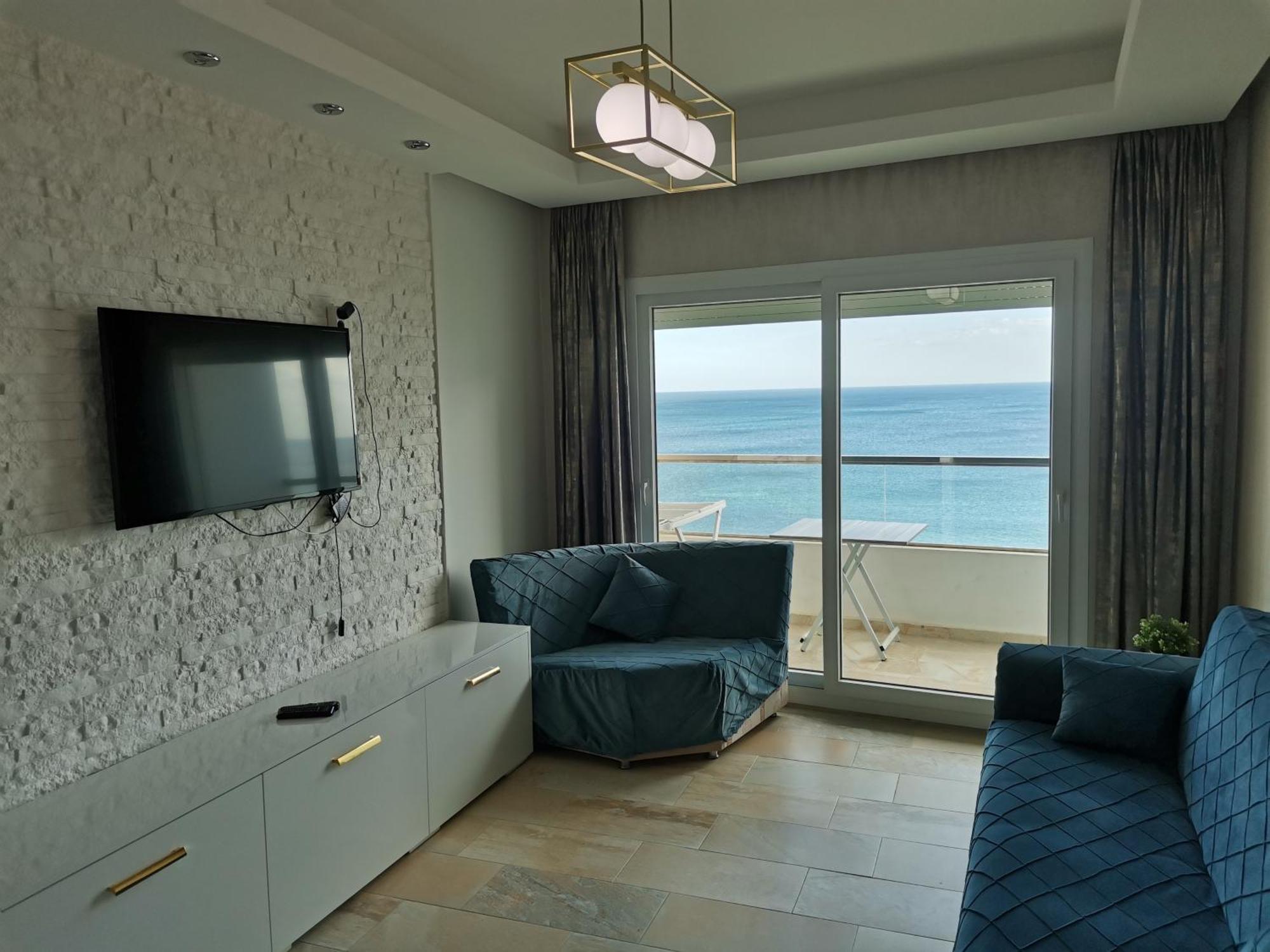 Appartf3 Vue Panoramique Sur Mer Residence Vista Del Mar Fnideq Exteriér fotografie